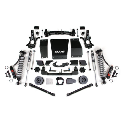 BDS Suspension | 4 Inch Lift Kit FOX 2.5 Performance Elite Coil-Over Cast Steel 15-19 Suburban, Tahoe, Yukon/XL 1500 4WD | BDS733PSS