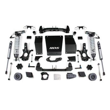 BDS Suspension | 4 Inch Lift Kit FOX 2.5 Coil-Over Chevy/GMC Suburban Tahoe Yukon/XL 1500 15-19 4WD Aluminum / Stamped Steel Fox 2.5 Performance Shocks | BDS734FDSC