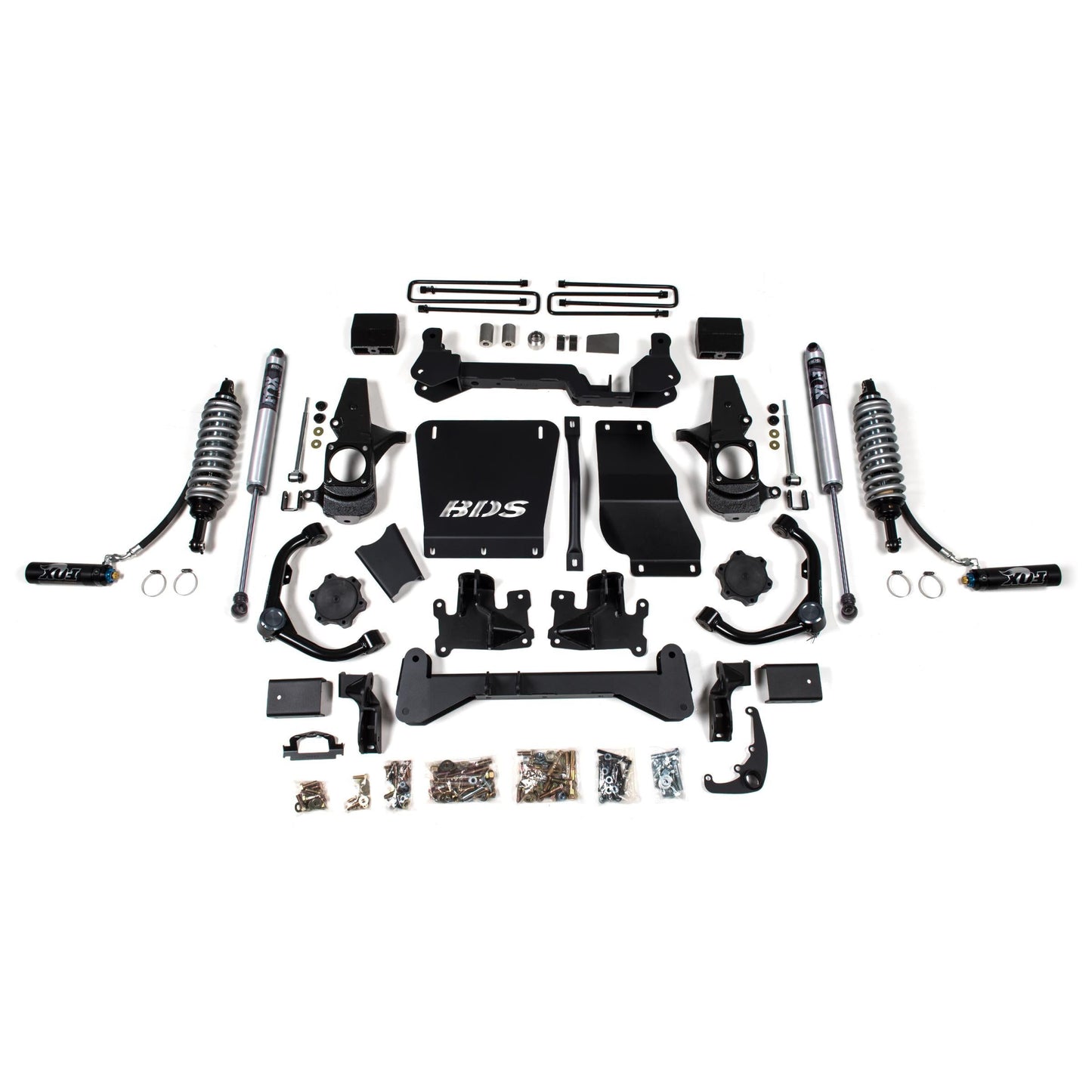 BDS Suspension | 6.5 Inch Lift Kit FOX 2.5 Coil-Over Conversion Silverado/Sierra 2500HD/3500HD 01-10 Diesel Leaf Springs Fox 2.5 Performance Shocks | BDS739FDSC