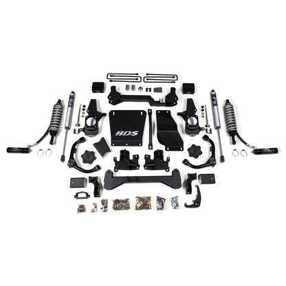 BDS Suspension | 6.5 Inch Lift Kit FOX 2.5 Coil-Over Conversion Silverado/Sierra 2500HD/3500HD 01-10 Diesel Leaf Springs Fox 2.5 Performance Shocks | BDS739FDSC