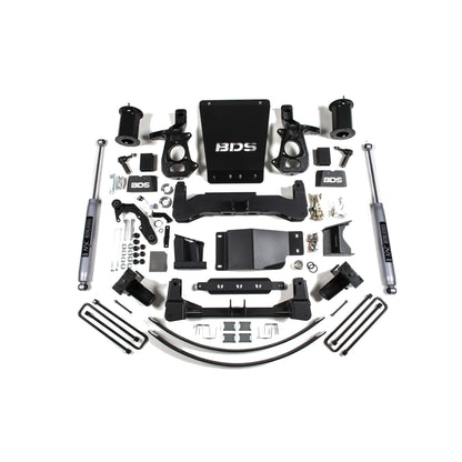 BDS Suspension | 8 Inch Lift Kit Silverado/Sierra 1500 14-18 4WD Aluminum/Stamped Steel FOX 2.0 Performance | BDS743FS