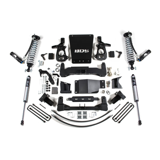 BDS Suspension | 8 Inch Lift Kit FOX 2.5 Coil-Over Dual Speed Compression Adjust Silverado/Sierra 1500 14-18 4WD Cast Steel Control Arm Fox 2.5 Performance Shocks | BDS744FDSC