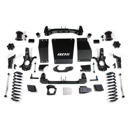 BDS Suspension | 6 Inch Lift Kit Chevy/GMC Suburban Tahoe Yukon/XL 1500 15-19 4WD Magneride Equipped Cast Steel Control Arm | BDS751H