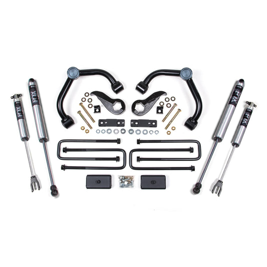 BDS Suspension | 3 Inch Lift Kit Silverado/Sierra 2500HD/3500HD 20-24 3 Inch Block Kit with Overload Fox 2.0 Performance Shocks | BDS761FS
