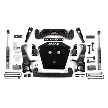 BDS Suspension | 4.5 Inch Lift Kit Toyota Tundra 07-15 2/4WD NX2 Nitro | BDS814H