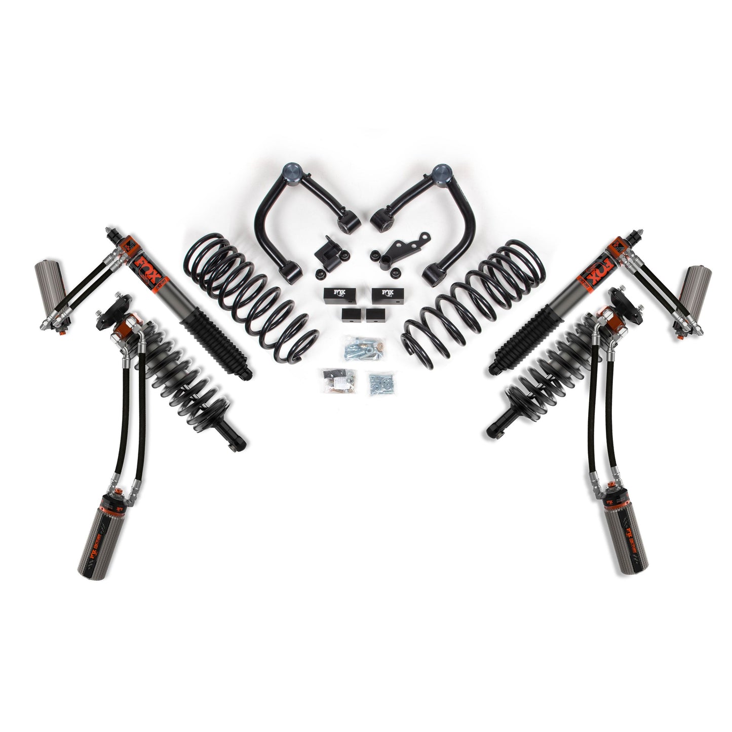 BDS Suspension lift kit components for 2022-2026 Toyota Tundra with FOX 3.0 shocks.