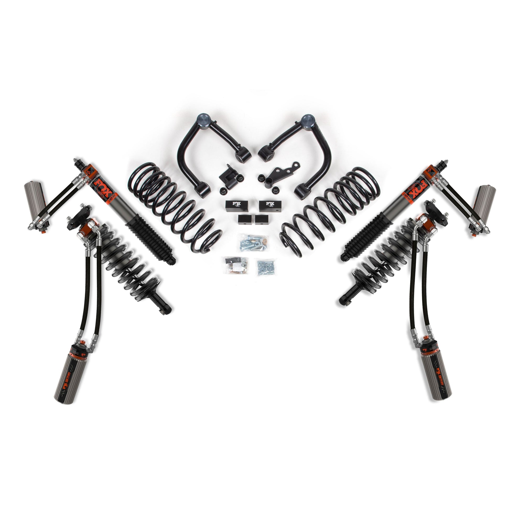 BDS Suspension lift kit components for 2022-2026 Toyota Tundra with FOX 3.0 shocks.