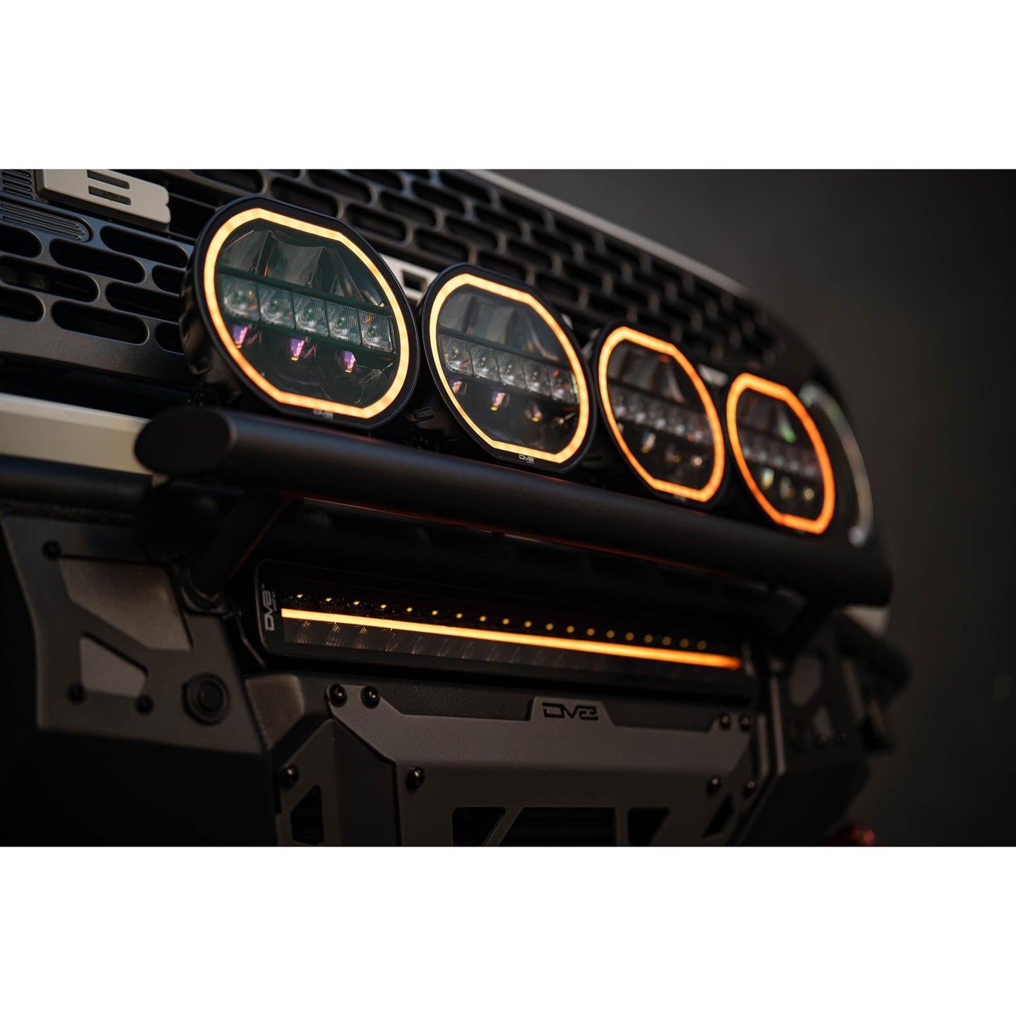 DV8 OFF-ROAD | 20 Inch Halo Elite Dual Row Light Bar w/ Accent Light  | BE20EW200W-H