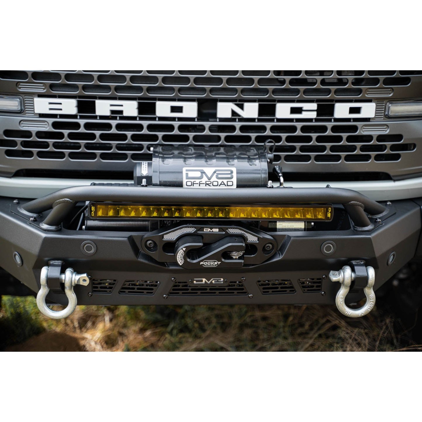 DV8 OFF-ROAD | 20 Inch Elite Series Amber LED Light Bar Single Row  | BE20SW105W-A