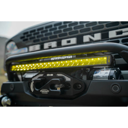 DV8 OFF-ROAD | 20 Inch Elite Series Amber LED Light Bar Single Row  | BE20SW105W-A