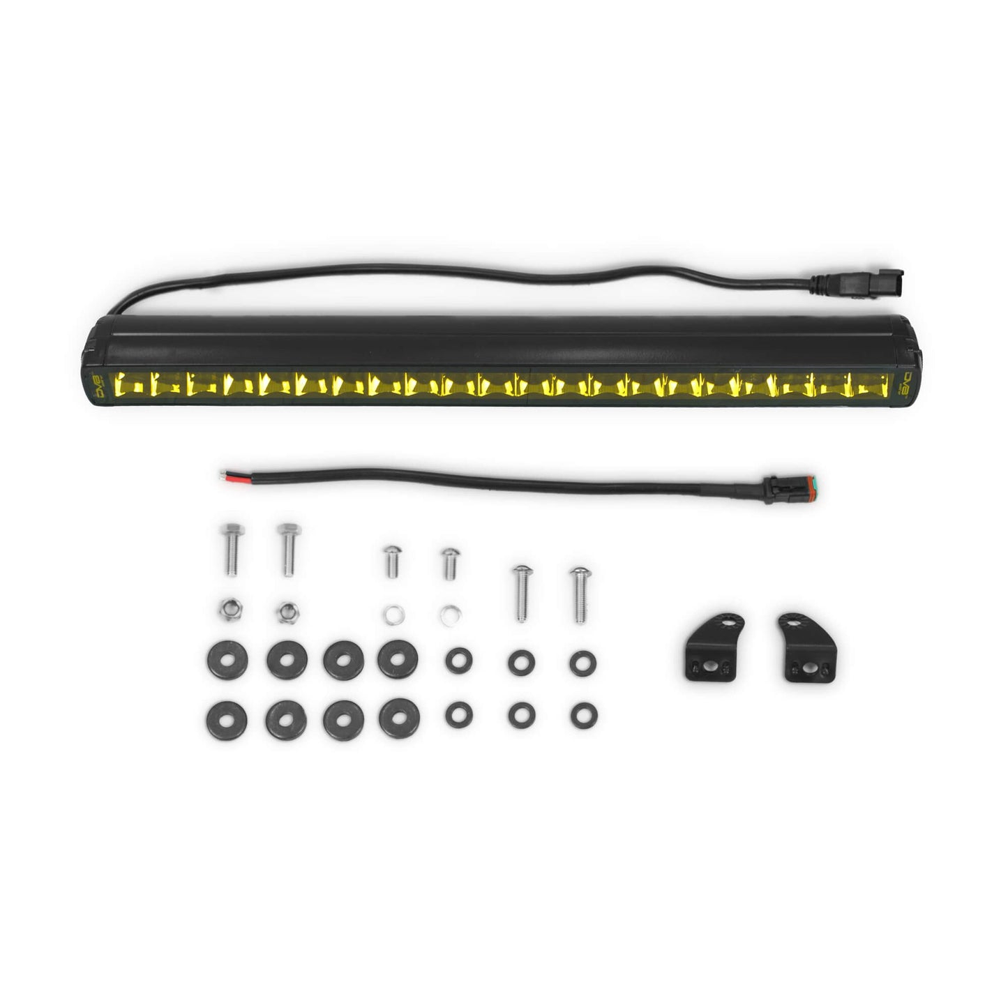 DV8 OFF-ROAD | 20 Inch Elite Series Amber LED Light Bar Single Row  | BE20SW105W-A