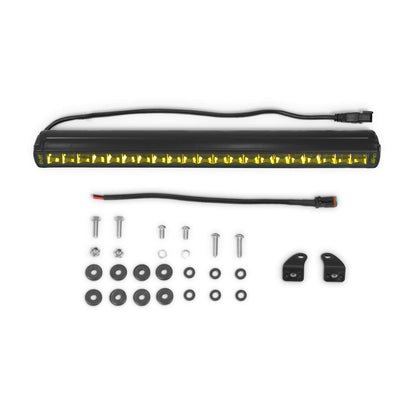 DV8 OFF-ROAD | 20 Inch Elite Series Amber LED Light Bar Single Row  | BE20SW105W-A