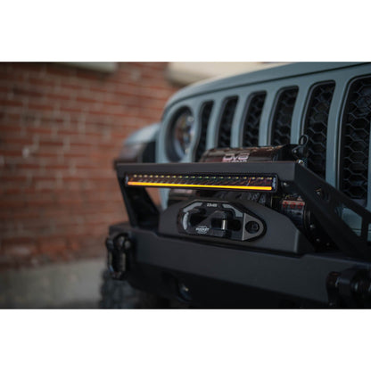 DV8 OFF-ROAD | 20 Inch Halo Elite Single Row Light Bar with Accent Light  | BE20SW105W-H