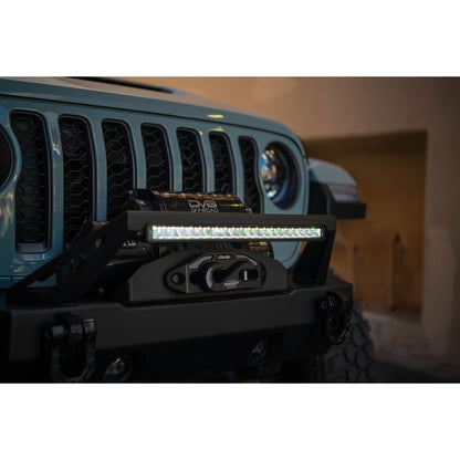 DV8 OFF-ROAD | 20 Inch Halo Elite Single Row Light Bar with Accent Light  | BE20SW105W-H