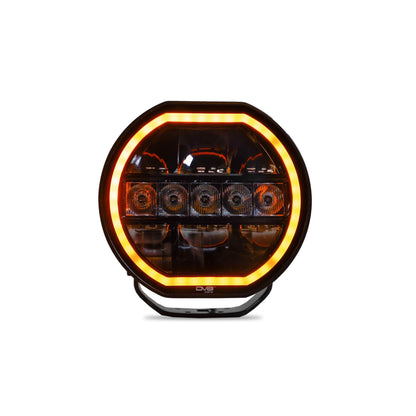 DV8 OFF-ROAD | 7 Inch Halo Elite Round Light w/ Accent Halo  | BE7RW108W-H