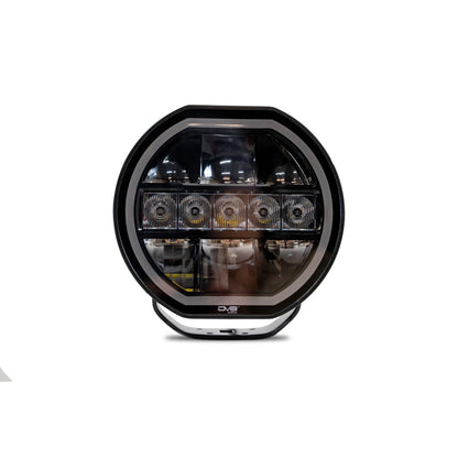 DV8 OFF-ROAD | 7 Inch Halo Elite Round Light w/ Accent Halo  | BE7RW108W-H