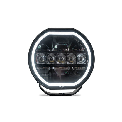 DV8 OFF-ROAD | 7 Inch Halo Elite Round Light w/ Accent Halo  | BE7RW108W-H