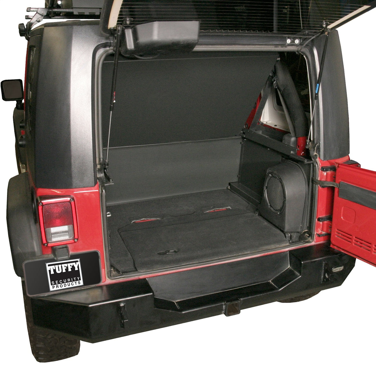 TUFFY Tuffy® Security Deck Enclosure for 2007-2010 Jeep Wrangler JK 2DR/4DR