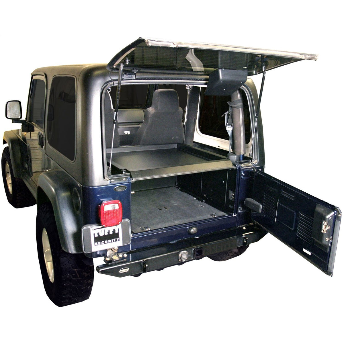 TUFFY Tuffy® Security Deck Enclosure for 1987-1995, 1997-2006 Jeep Wrangler