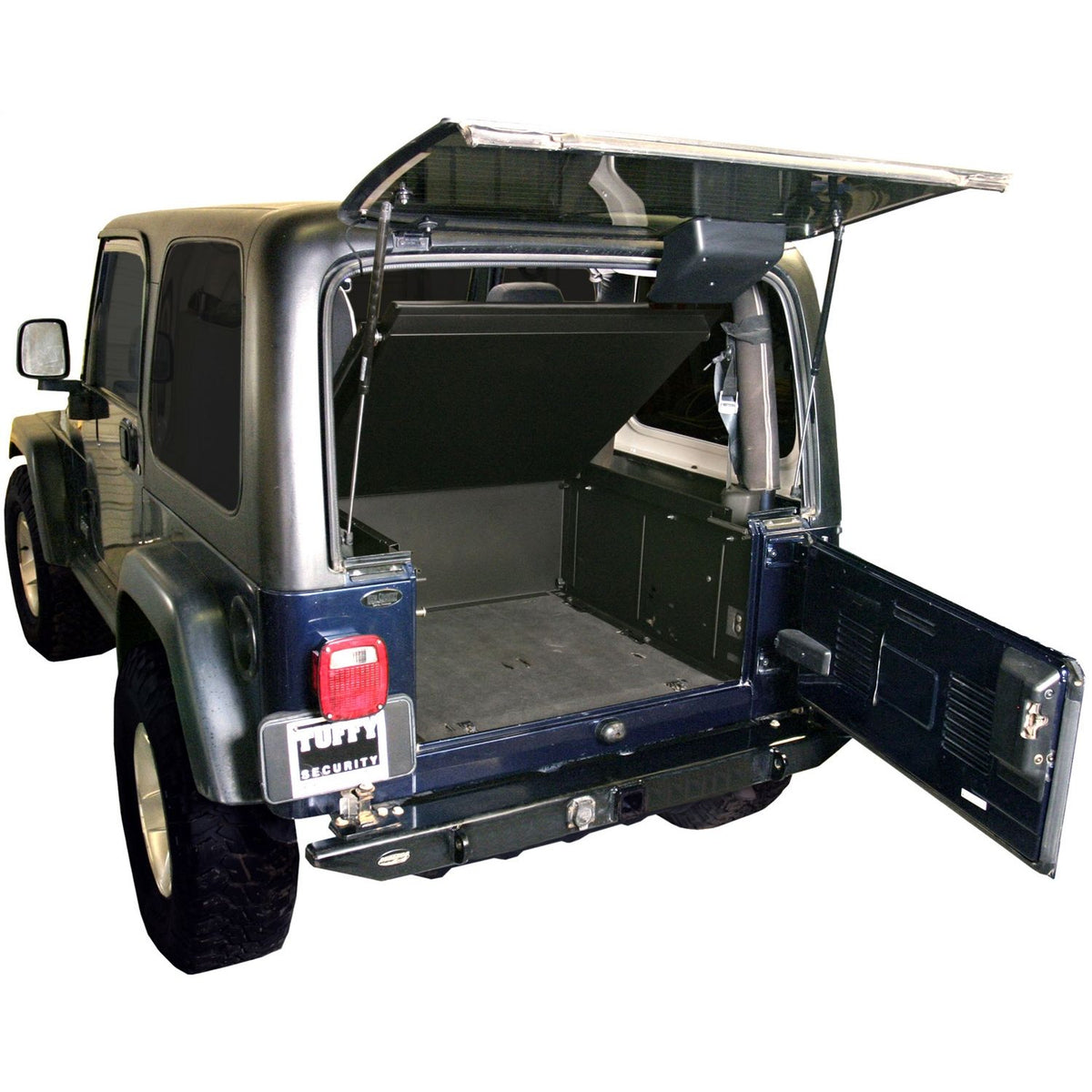 TUFFY Tuffy® Security Deck Enclosure for 1987-1995, 1997-2006 Jeep Wrangler