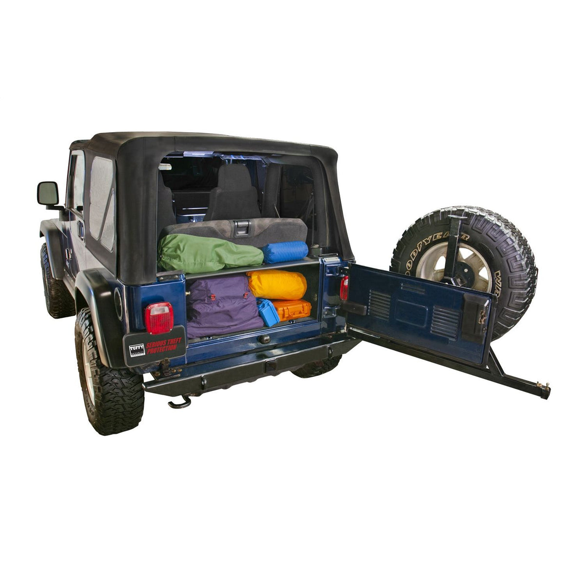 TUFFY Standard Cargo Enclosure for 1997-2006 Jeep Wrangler TJ