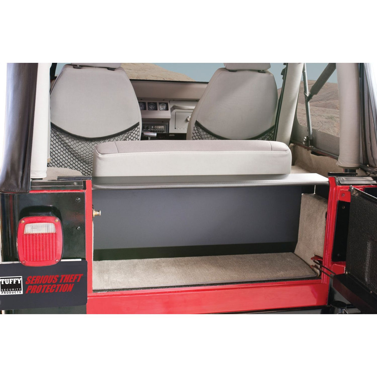 TUFFY Standard Cargo Enclosure for 1987-1995 Jeep Wrangler YJ