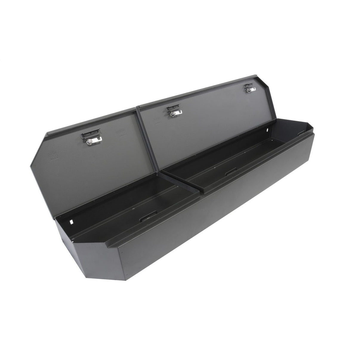 TUFFY | 2015-2026 Ford F-150 / 2017-2024 Ford F-350 / 2017-2026 Ford F-250 | Compact Underseat Lockbox | Black | Under Rear Seat | 316-01