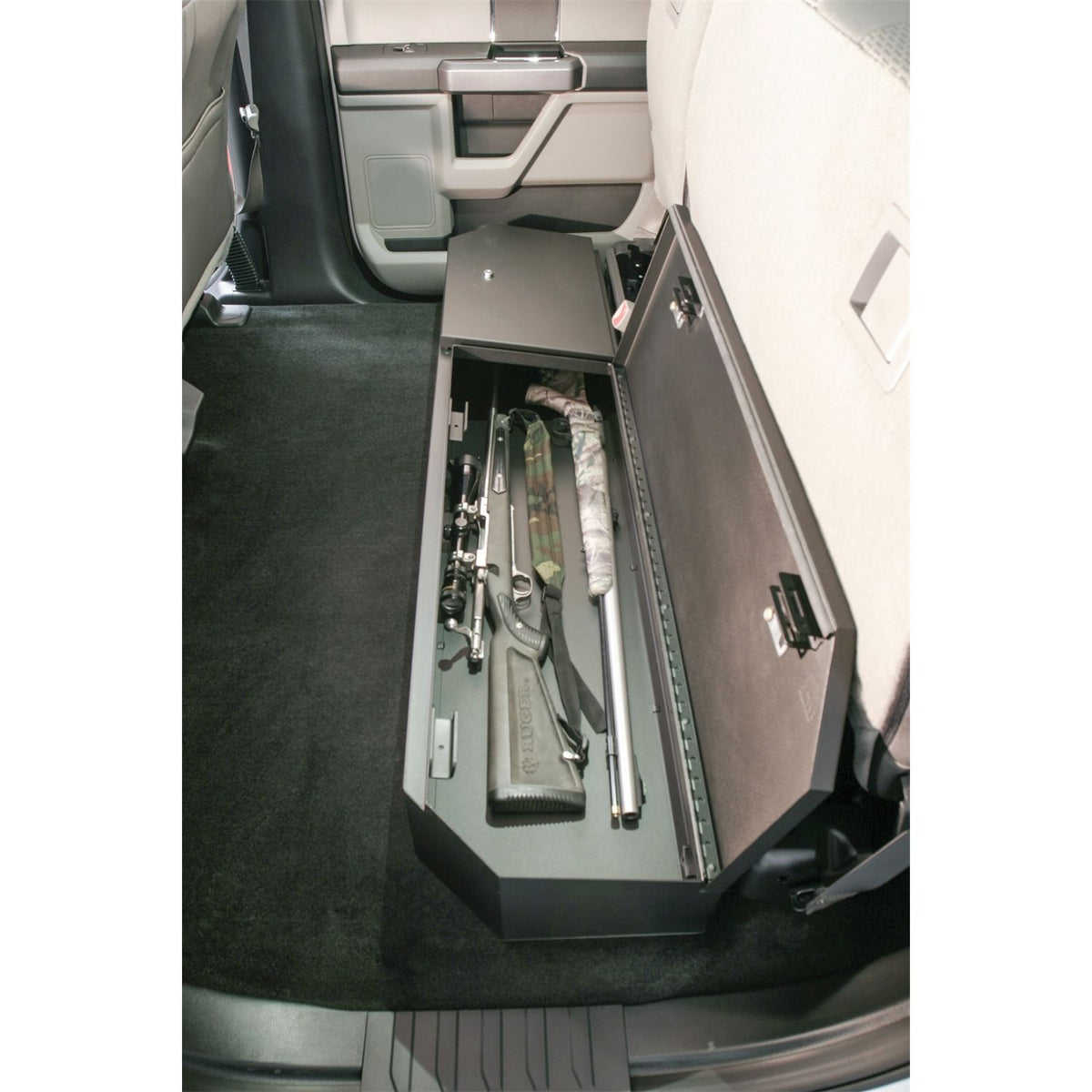TUFFY Compact Underseat Lockbox for 2015-2026 Ford F-150 / 2017-2024 Ford F-350 / 2017-2026 Ford F-250