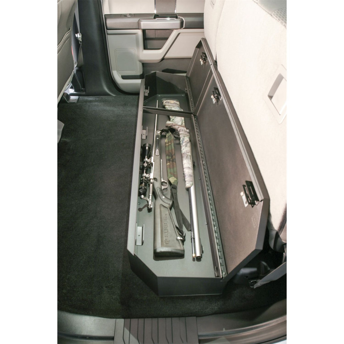 TUFFY Compact Underseat Lockbox for 2015-2026 Ford F-150 / 2017-2024 Ford F-350 / 2017-2026 Ford F-250