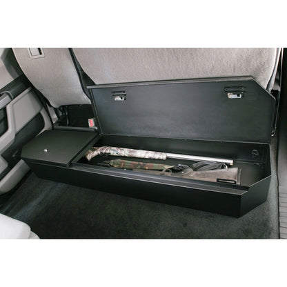TUFFY | 2015-2026 Ford F-150 / 2017-2024 Ford F-350 / 2017-2026 Ford F-250 | Compact Underseat Lockbox | Black | Under Rear Seat | 3-Digit Combo | w/o Floor Mounted Subwoofer | 316-01-A