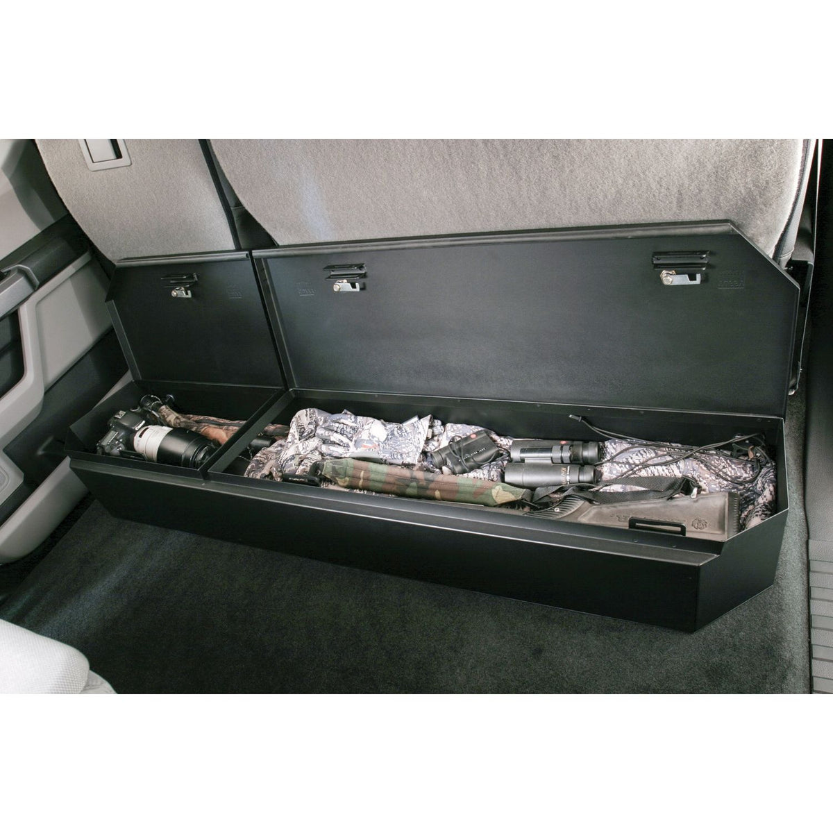 TUFFY Compact Underseat Lockbox for 2015-2026 Ford F-150 / 2017-2024 Ford F-350 / 2017-2026 Ford F-250