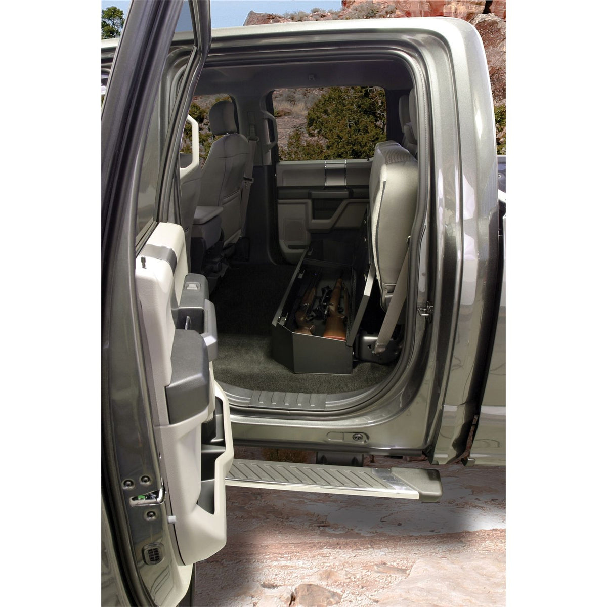TUFFY Compact Underseat Lockbox for 2015-2026 Ford F-150 / 2017-2024 Ford F-350 / 2017-2026 Ford F-250