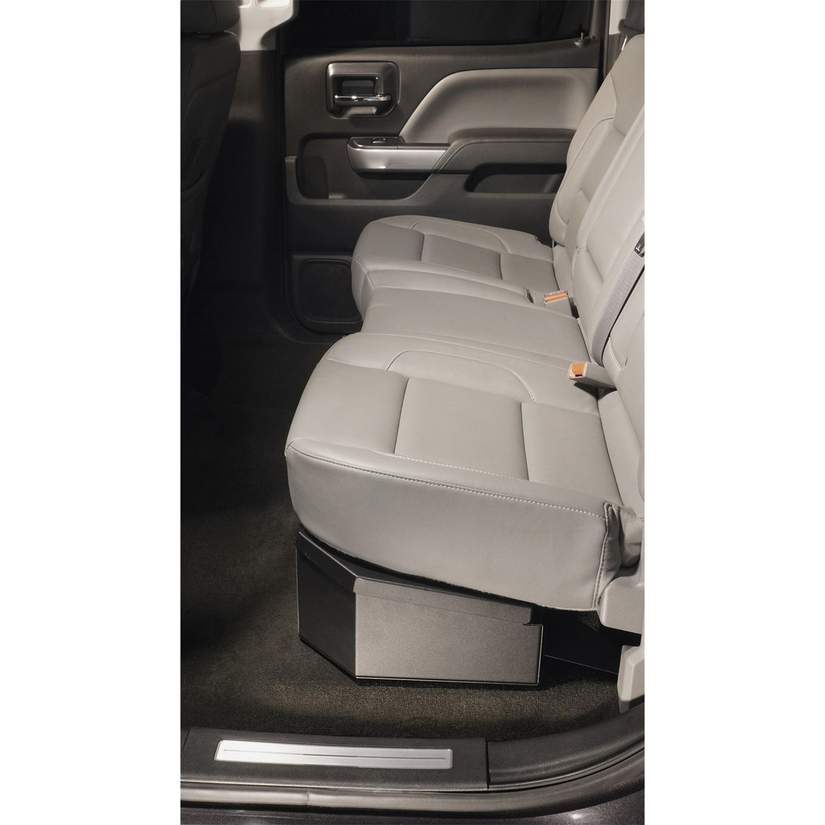 TUFFY Compact Underseat Lockbox for 2007-2019 Chevy Silverado 1500-3500 / GMC Sierra 1500-3500