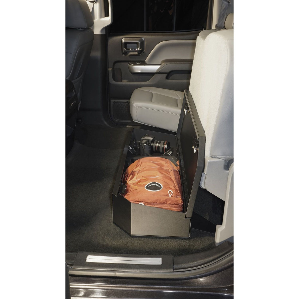 TUFFY Compact Underseat Lockbox for 2007-2019 Chevy Silverado 1500-3500 / GMC Sierra 1500-3500