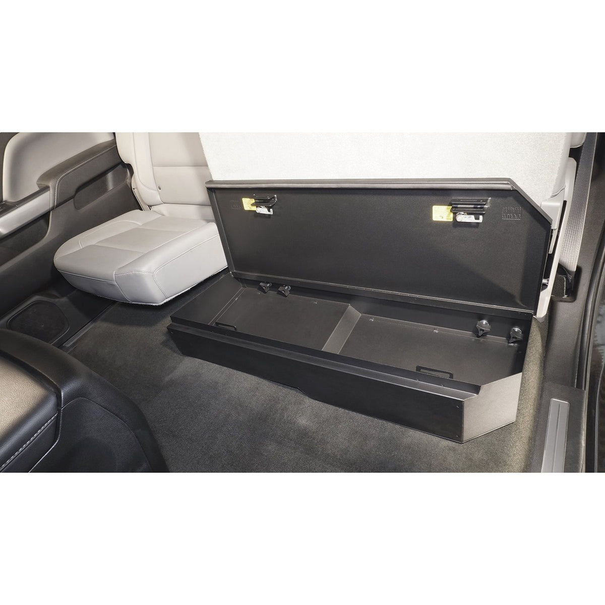 TUFFY Compact Underseat Lockbox for 2007-2019 Chevy Silverado 1500-3500 / GMC Sierra 1500-3500