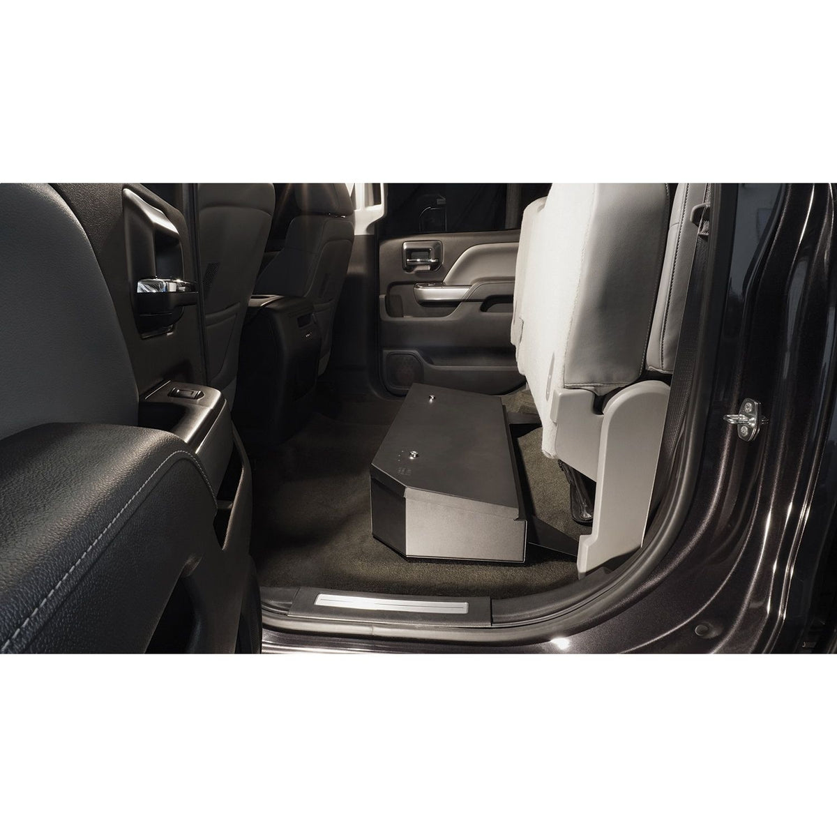 TUFFY Compact Underseat Lockbox for 2007-2019 Chevy Silverado 1500-3500 / GMC Sierra 1500-3500