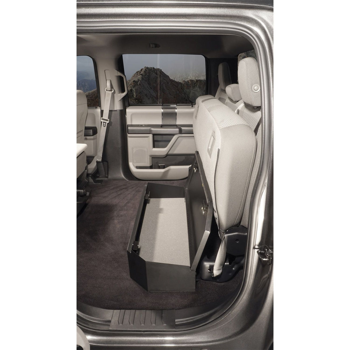 TUFFY Compact Underseat Lockbox for 2015-2026 Ford F-150 / 2017-2024 Ford F-350 / 2017-2026 Ford F-250