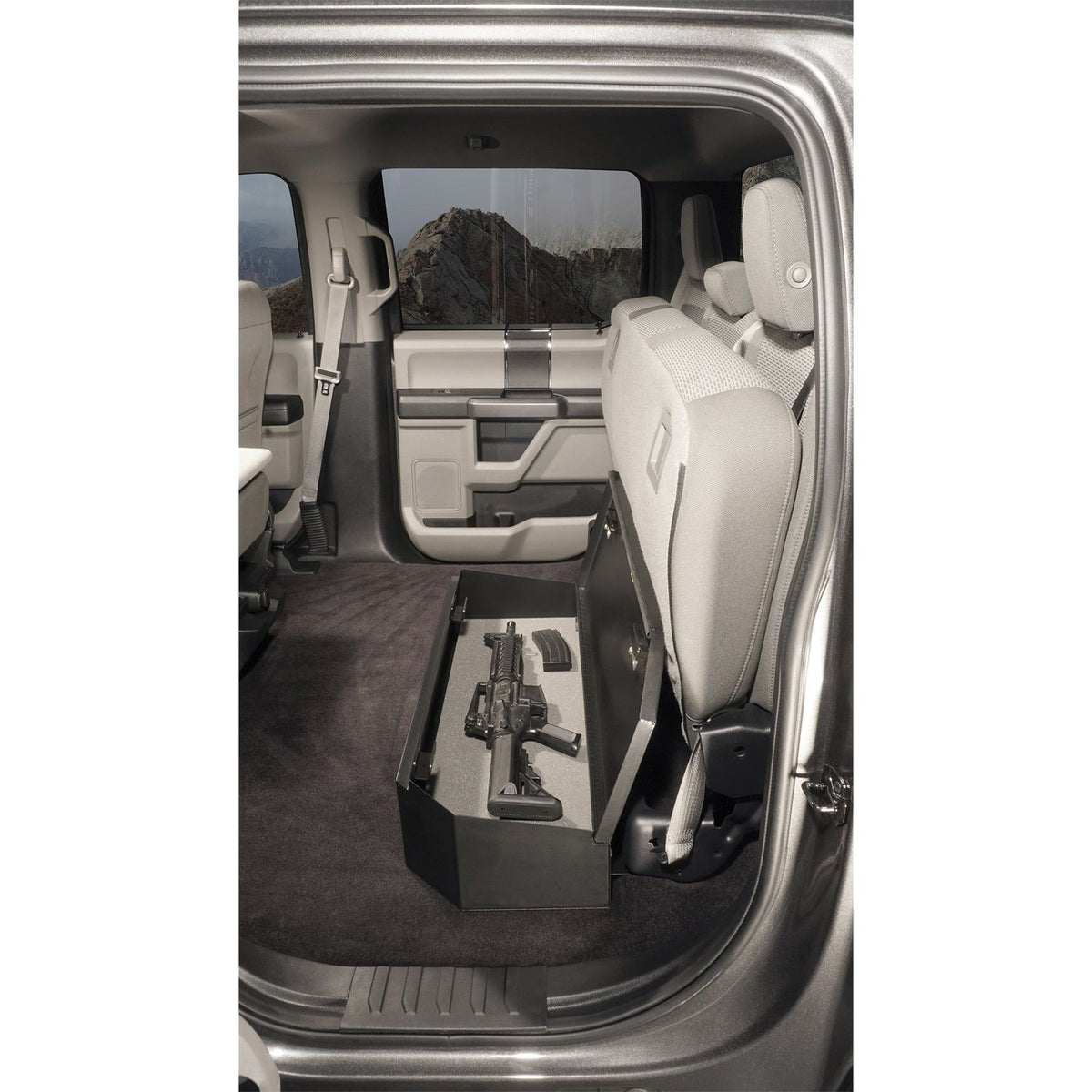 TUFFY Compact Underseat Lockbox for 2015-2026 Ford F-150 / 2017-2024 Ford F-350 / 2017-2026 Ford F-250