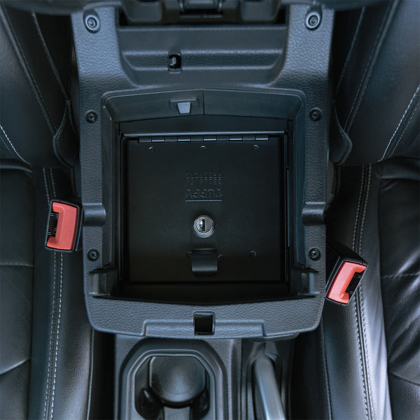 TUFFY | 2018-2024 Jeep Wrangler JL / 2020-2024 Jeep Gladiator JT | Security Console Insert | Black | 3-Digit Combo | 348-01-A