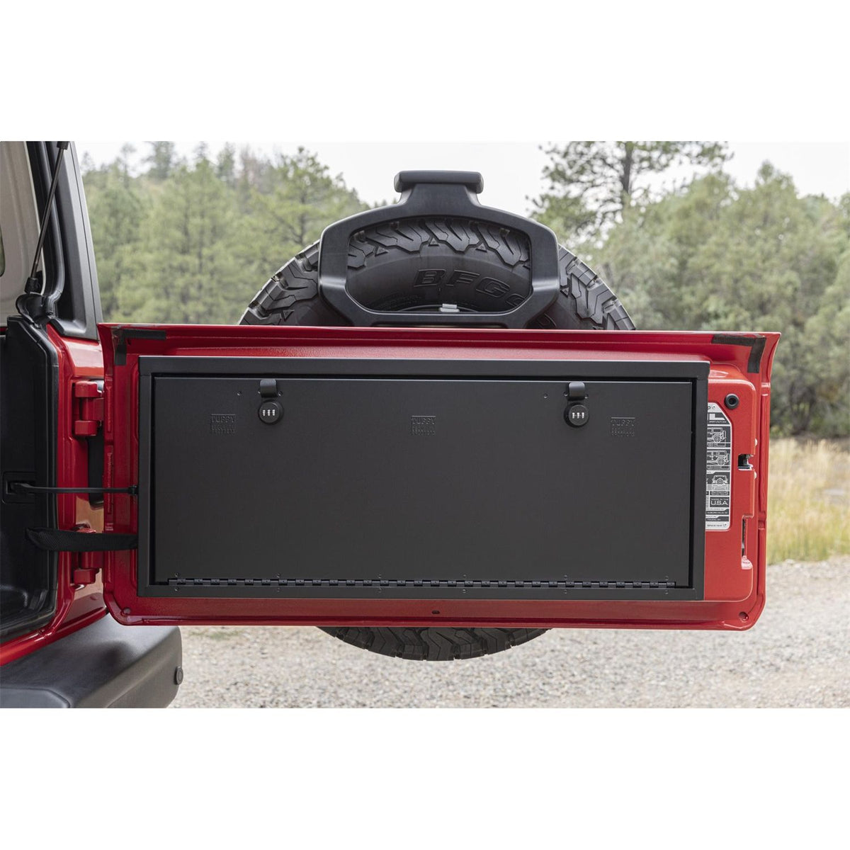 TUFFY Tailgate Lockbox for 2018-2026 Jeep Wrangler JL