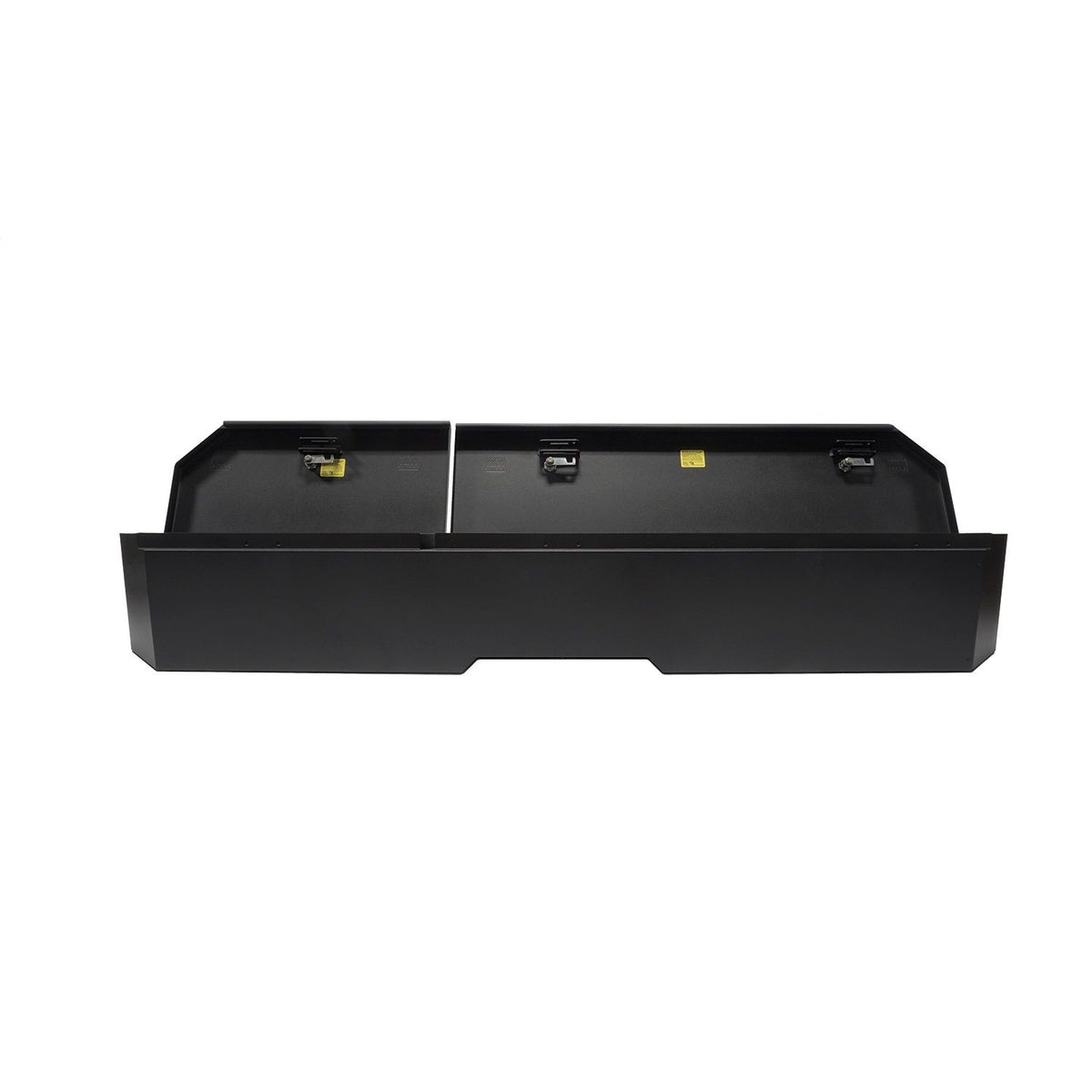 TUFFY | 2019-2026 Chevy Silverado 1500 / 2019-2026 GMC Sierra 1500 / 2020-2024 Chevy Silverado 2500-3500 / GMC Sierra 2500-3500 | Compact Underseat Lockbox | Black | Under Rear Seat | 3-Digit Combo | 352-01-A