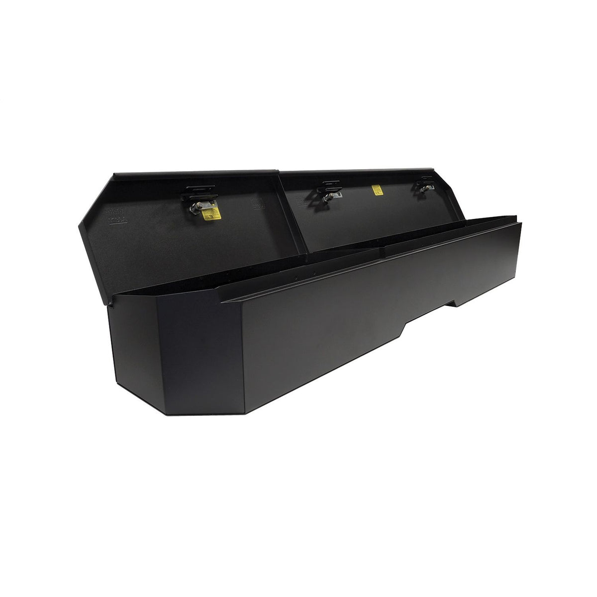 TUFFY | 2019-2026 Chevy Silverado 1500 / 2019-2026 GMC Sierra 1500 / 2020-2024 Chevy Silverado 2500-3500 / GMC Sierra 2500-3500 | Compact Underseat Lockbox | Black | Under Rear Seat | 3-Digit Combo | 352-01-A