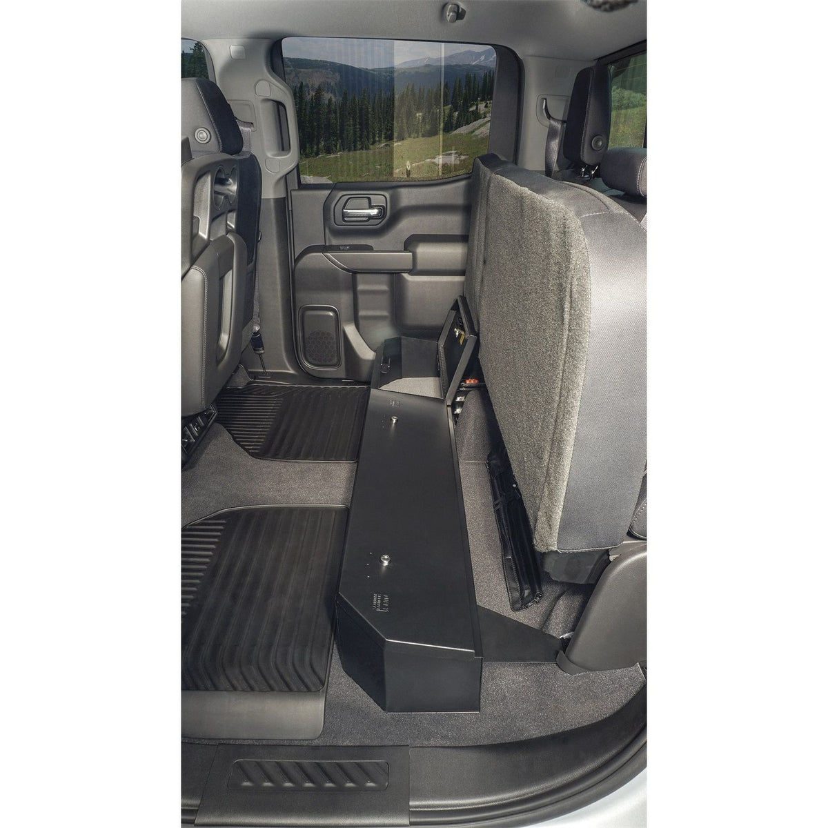 TUFFY Compact Underseat Lockbox for 2019-2026 Chevy Silverado 1500 / 2019-2026 GMC Sierra 1500 / 2020-2024 Chevy Silverado