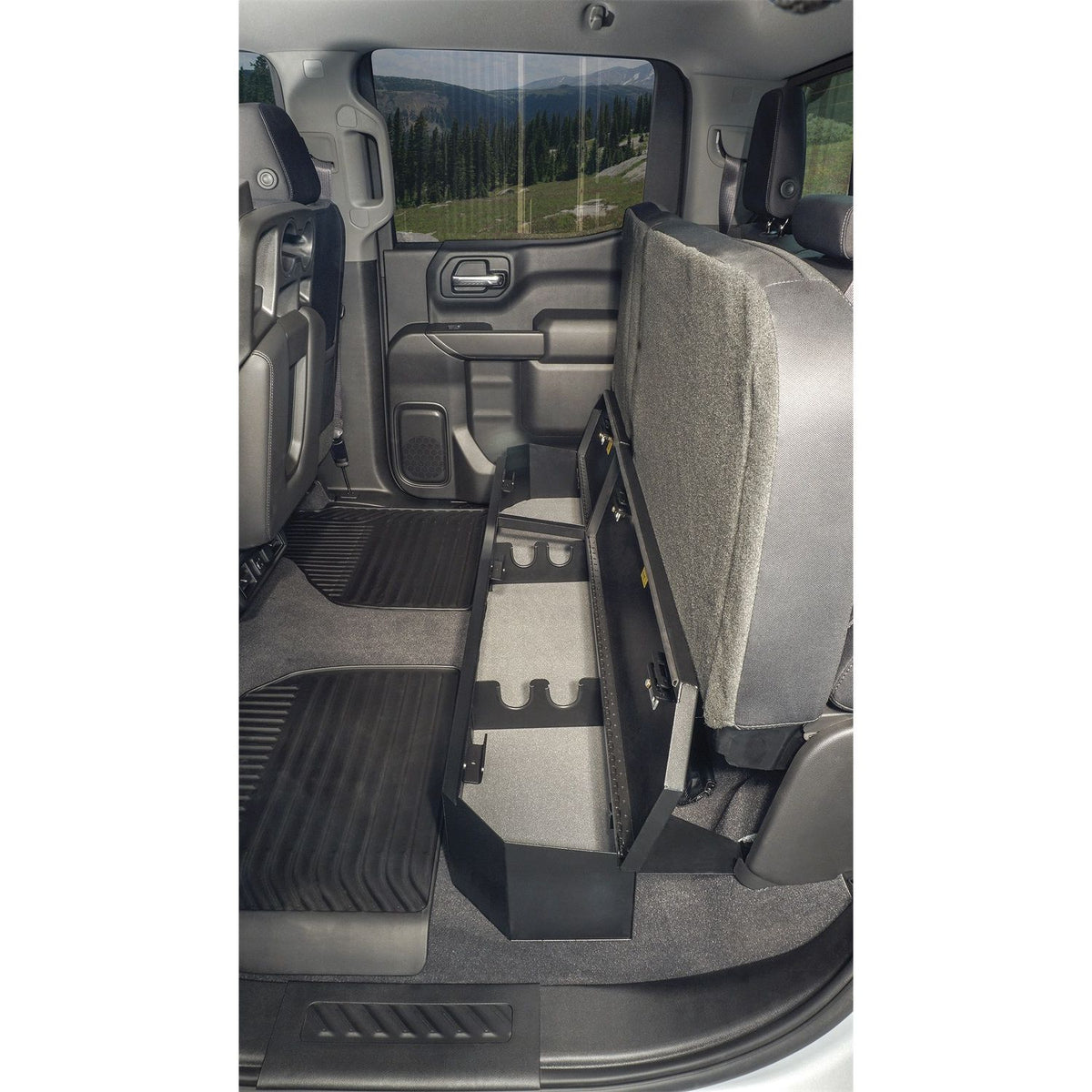 TUFFY Compact Underseat Lockbox for 2019-2026 Chevy Silverado 1500 / 2019-2026 GMC Sierra 1500 / 2020-2024 Chevy Silverado