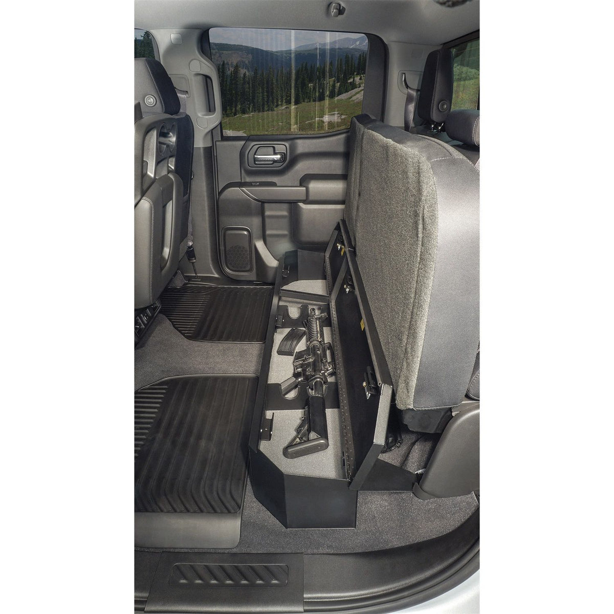 TUFFY Compact Underseat Lockbox for 2019-2026 Chevy Silverado 1500 / 2019-2026 GMC Sierra 1500 / 2020-2024 Chevy Silverado