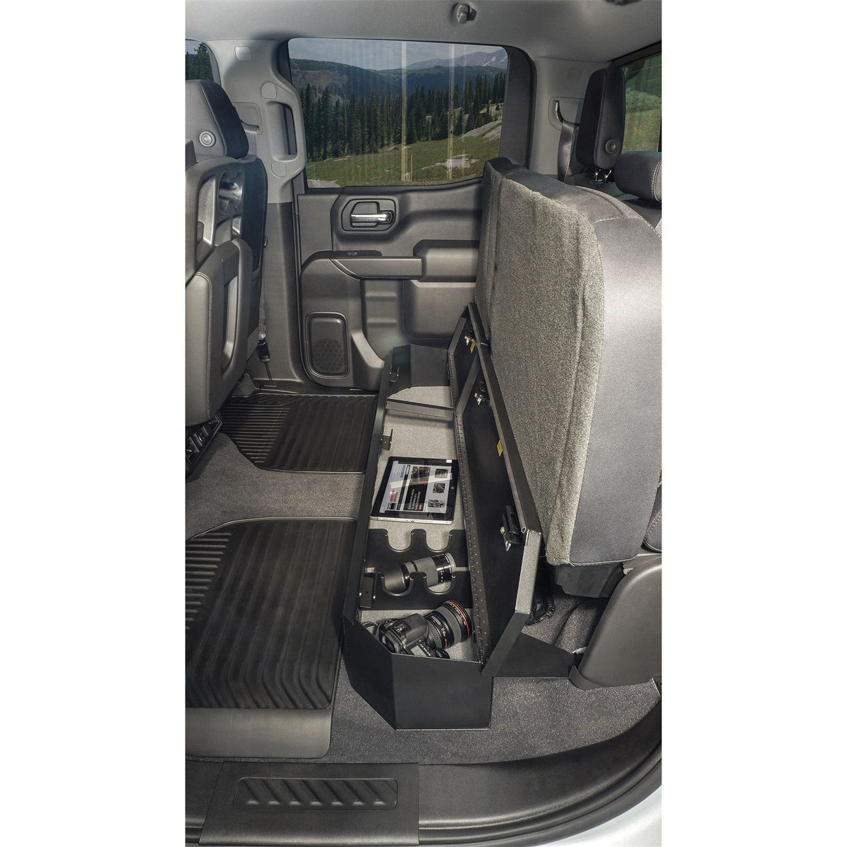 TUFFY Compact Underseat Lockbox for 2019-2026 Chevy Silverado 1500 / 2019-2026 GMC Sierra 1500 / 2020-2024 Chevy Silverado
