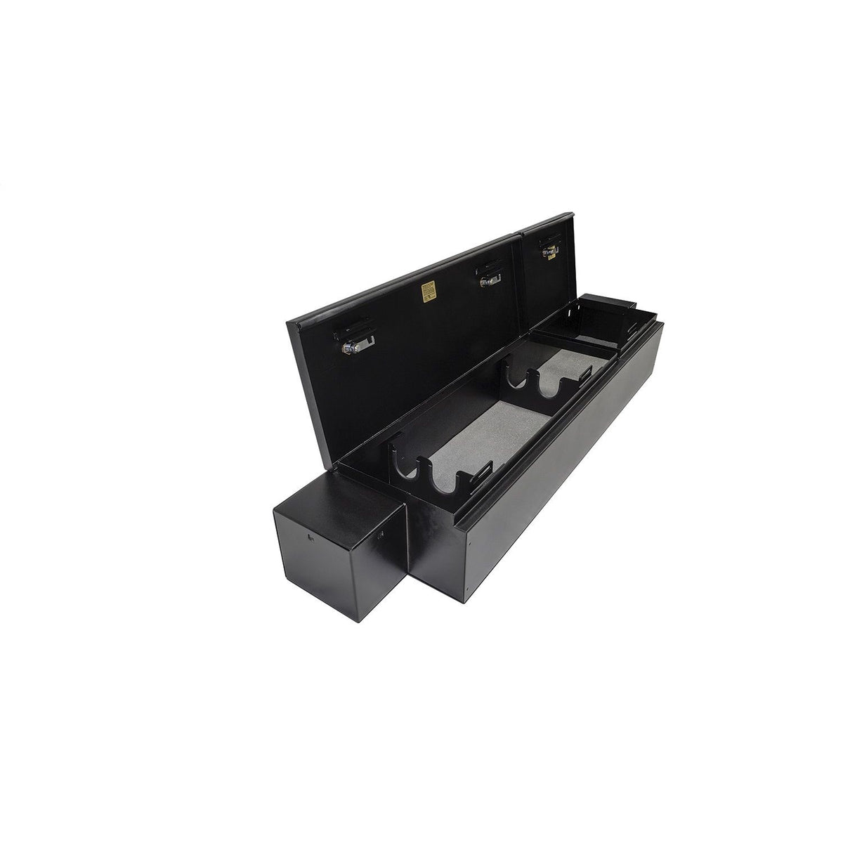 TUFFY | 2019-2026 Ram 1500 | Compact Underseat Lockbox | Black | Rear | 353-01
