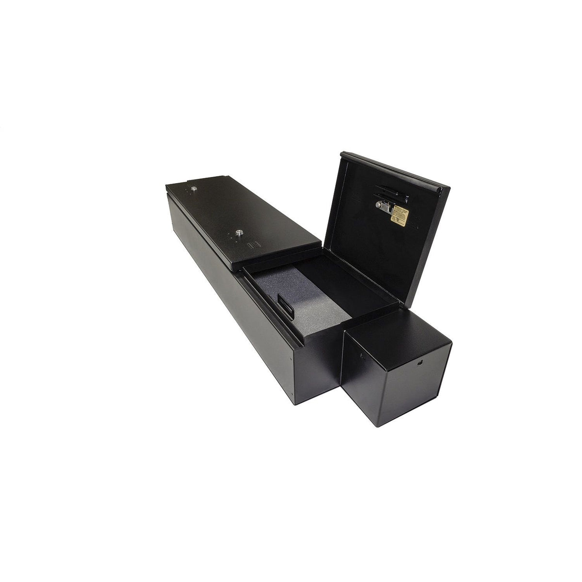 TUFFY | 2019-2026 Ram 1500 | Compact Underseat Lockbox | Black | Rear | 353-01