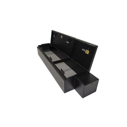 TUFFY | 2019-2026 Ram 1500 | Compact Underseat Lockbox | Black | Rear Seat | 3-Digit Combo | 353-01-A