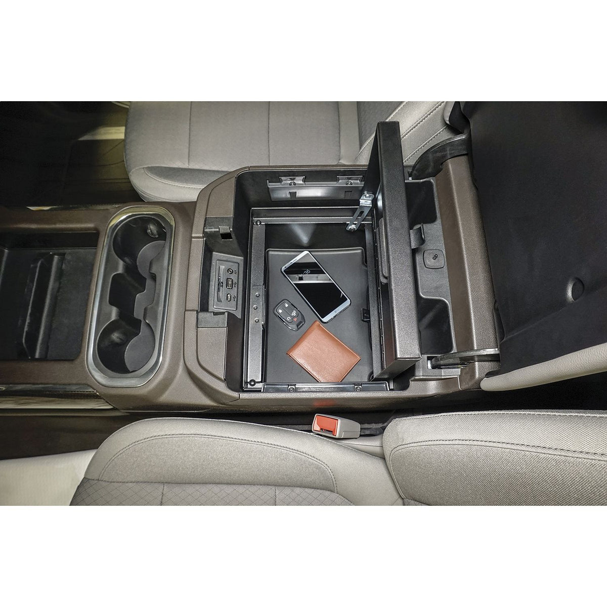 TUFFY Security Console Insert for 2019-2026 Chevy Silverado 1500 / 2019-2026 GMC Sierra 1500 / 2020-2024 Chevy Silverado